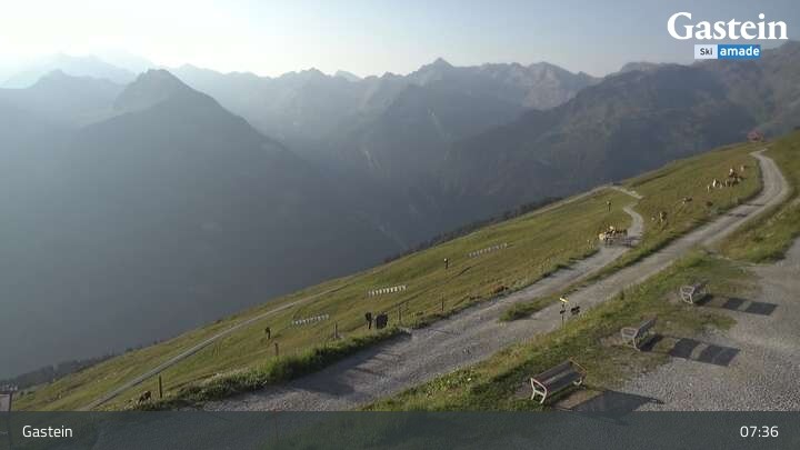 Archiv Foto Webcam Stubnerkogel Bergstation Süd