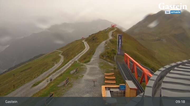 Archived image Webcam Stubnerkogel Top Station South