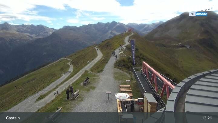 Archiv Foto Webcam Stubnerkogel Bergstation Süd
