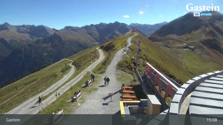 Archiv Foto Webcam Stubnerkogel Bergstation Süd