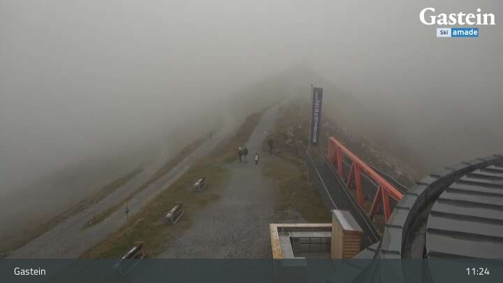 Archived image Webcam Stubnerkogel Top Station South