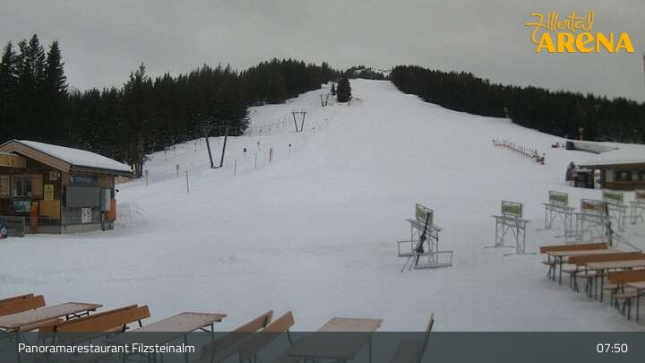 Archiv Foto Webcam Hochkrimml: Panoramarestaurant Filzsteinalm