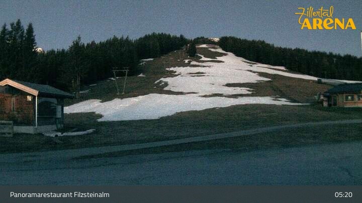 Archiv Foto Webcam Hochkrimml: Panoramarestaurant Filzsteinalm