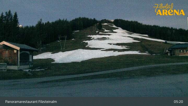 Archiv Foto Webcam Hochkrimml: Panoramarestaurant Filzsteinalm