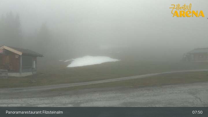 Archiv Foto Webcam Hochkrimml: Panoramarestaurant Filzsteinalm
