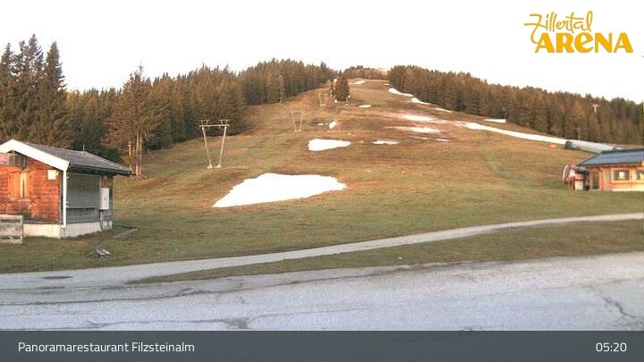 Archiv Foto Webcam Hochkrimml: Panoramarestaurant Filzsteinalm