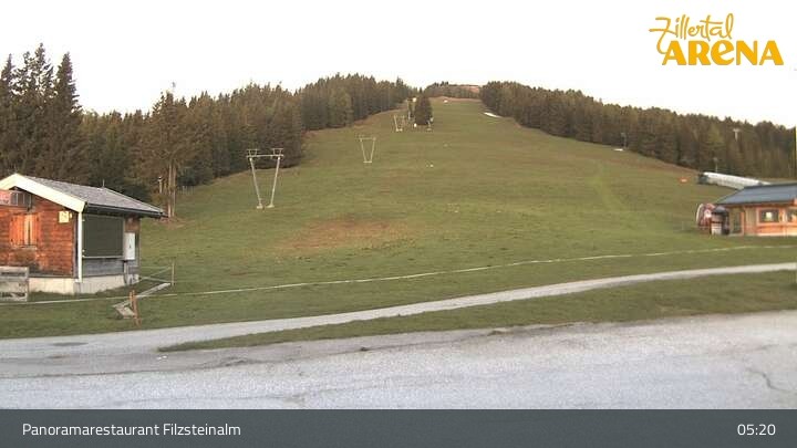Archiv Foto Webcam Hochkrimml: Panoramarestaurant Filzsteinalm