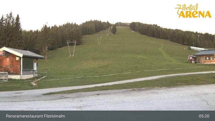 Archiv Foto Webcam Hochkrimml: Panoramarestaurant Filzsteinalm