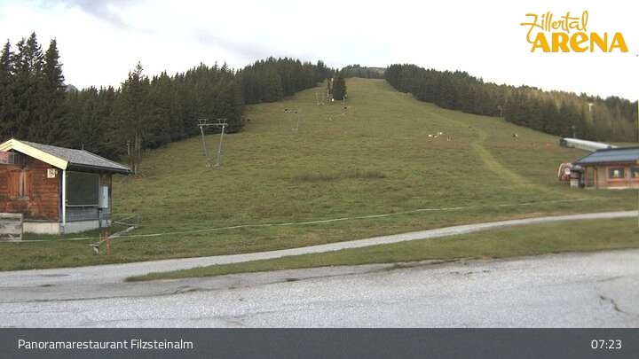 Archiv Foto Webcam Hochkrimml: Panoramarestaurant Filzsteinalm