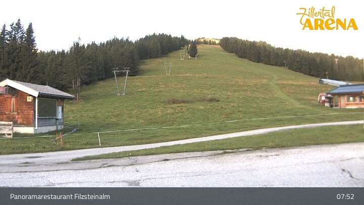 Archiv Foto Webcam Hochkrimml: Panoramarestaurant Filzsteinalm