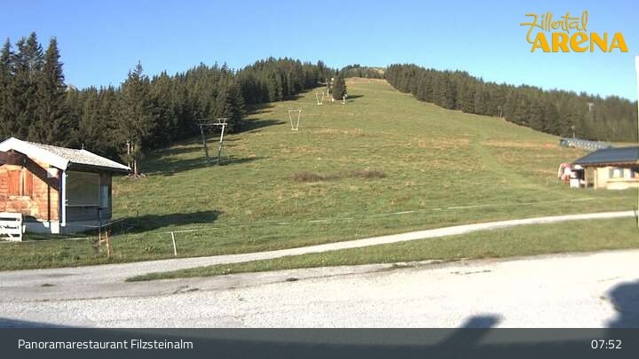 Archiv Foto Webcam Hochkrimml: Panoramarestaurant Filzsteinalm