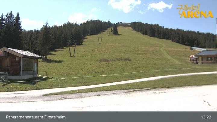 Archiv Foto Webcam Hochkrimml: Panoramarestaurant Filzsteinalm