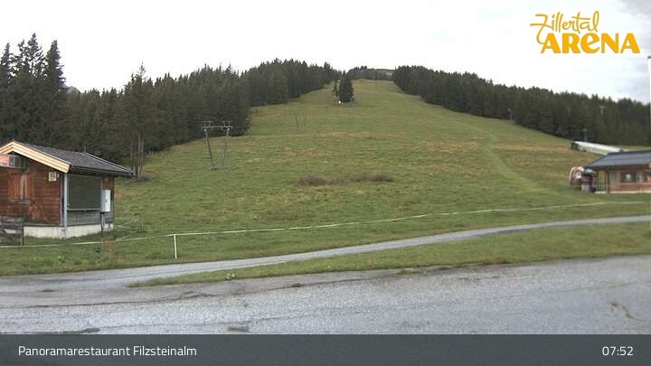 Archiv Foto Webcam Hochkrimml: Panoramarestaurant Filzsteinalm