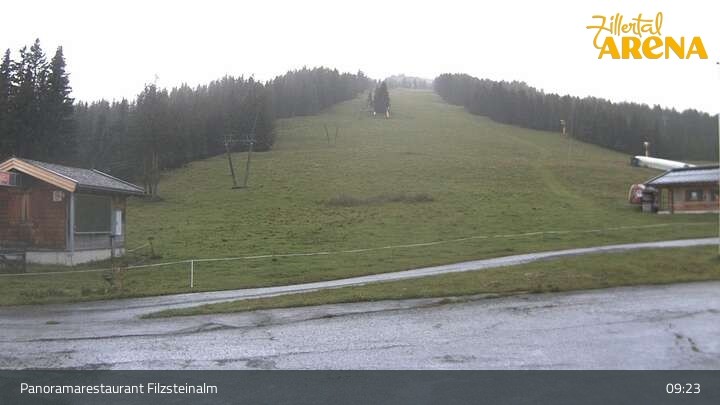Archiv Foto Webcam Hochkrimml: Panoramarestaurant Filzsteinalm
