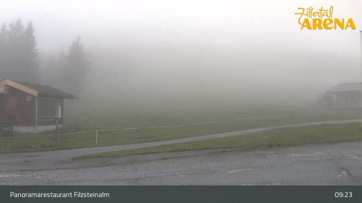 Archiv Foto Webcam Hochkrimml: Panoramarestaurant Filzsteinalm