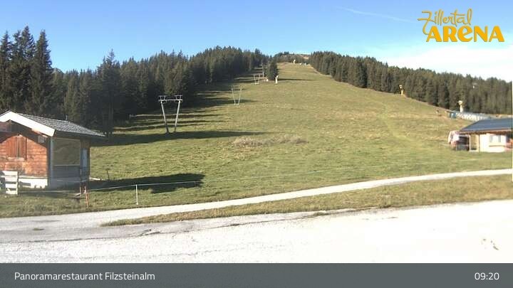Archived image Webcam Filzsteinalm Restaurant Hochkrimml