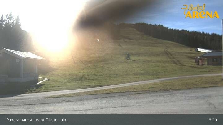 Archiv Foto Webcam Hochkrimml: Panoramarestaurant Filzsteinalm