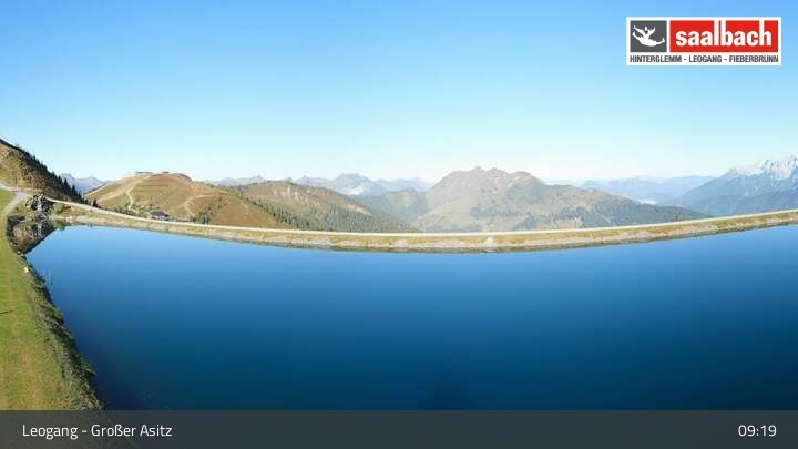 Archiv Foto Webcam Großer Asitz Leogang: Live-Cam