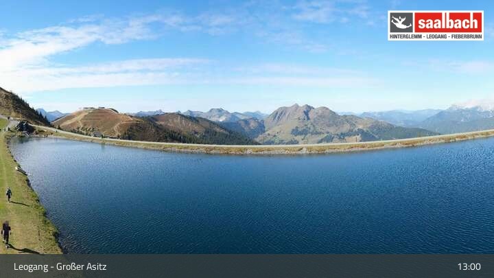 Archiv Foto Webcam Großer Asitz Leogang: Live-Cam