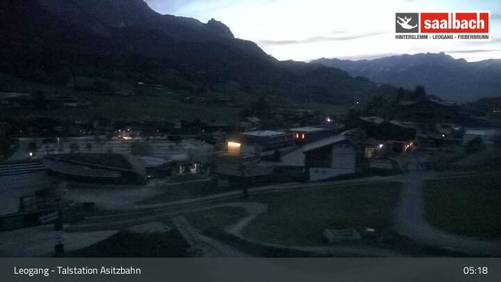 Archiv Foto Webcam Asitzbahn Talstation in Leogang