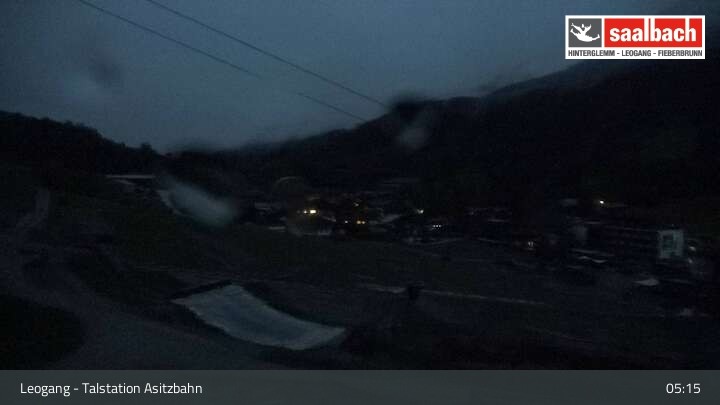 Archiv Foto Webcam Asitzbahn Talstation in Leogang
