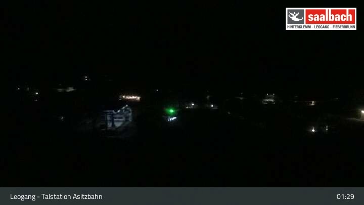 Archiv Foto Webcam Asitzbahn Talstation in Leogang