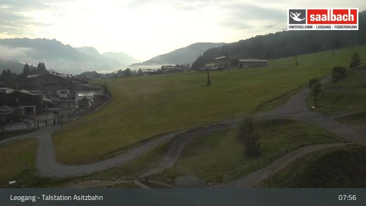 Archiv Foto Webcam Asitzbahn Talstation in Leogang