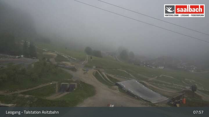 Archiv Foto Webcam Leogang: Asitzbahn Talstation