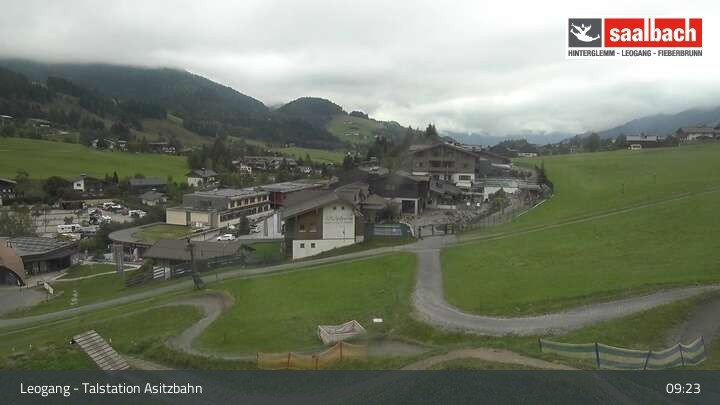Archived image Webcam Asitzbahn Base Station in Leogang