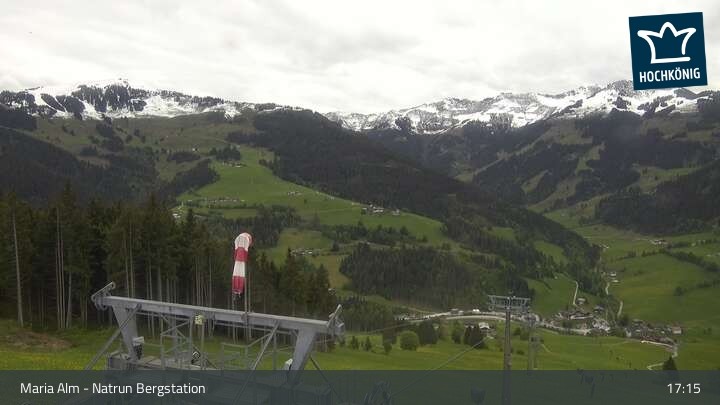 Archived image Webcam Natrun Top Station (Maria Alm)