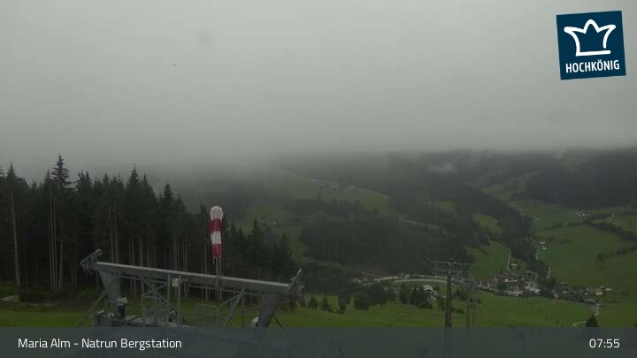 Archived image Webcam Natrun Top Station (Maria Alm)