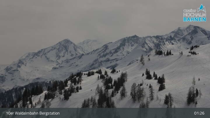 Archiv Foto Webcam Waldalmbahn Bergstation (Rauris)