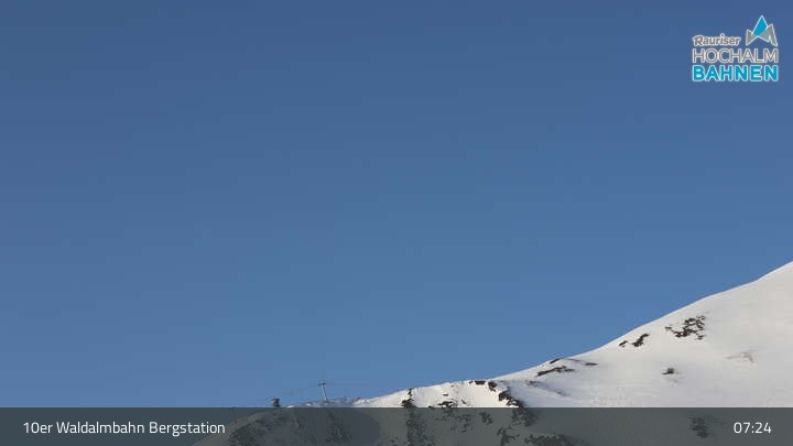 Archiv Foto Webcam Waldalmbahn Bergstation (Rauris)