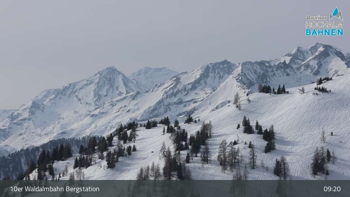 Archiv Foto Webcam Waldalmbahn Bergstation (Rauris)