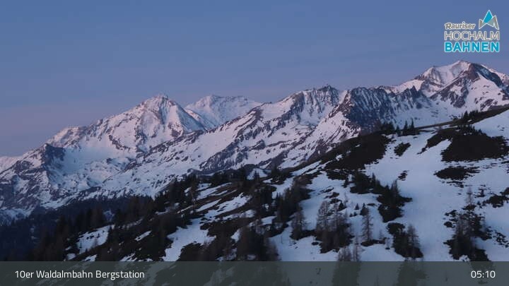 Archiv Foto Webcam Waldalmbahn Bergstation (Rauris)