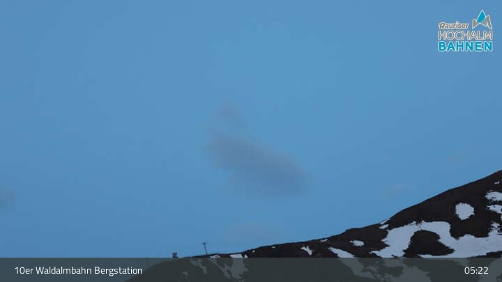 Archiv Foto Webcam Waldalmbahn Bergstation (Rauris)