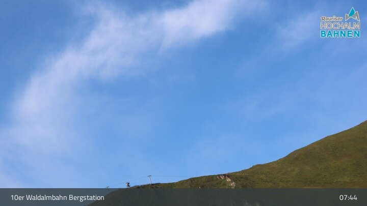 Archiv Foto Webcam Waldalmbahn Bergstation (Rauris)