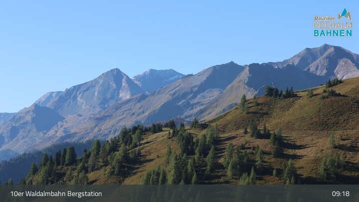 Archiv Foto Webcam Waldalmbahn Bergstation (Rauris)