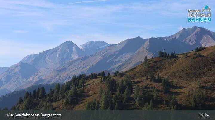 Archiv Foto Webcam Waldalmbahn Bergstation (Rauris)