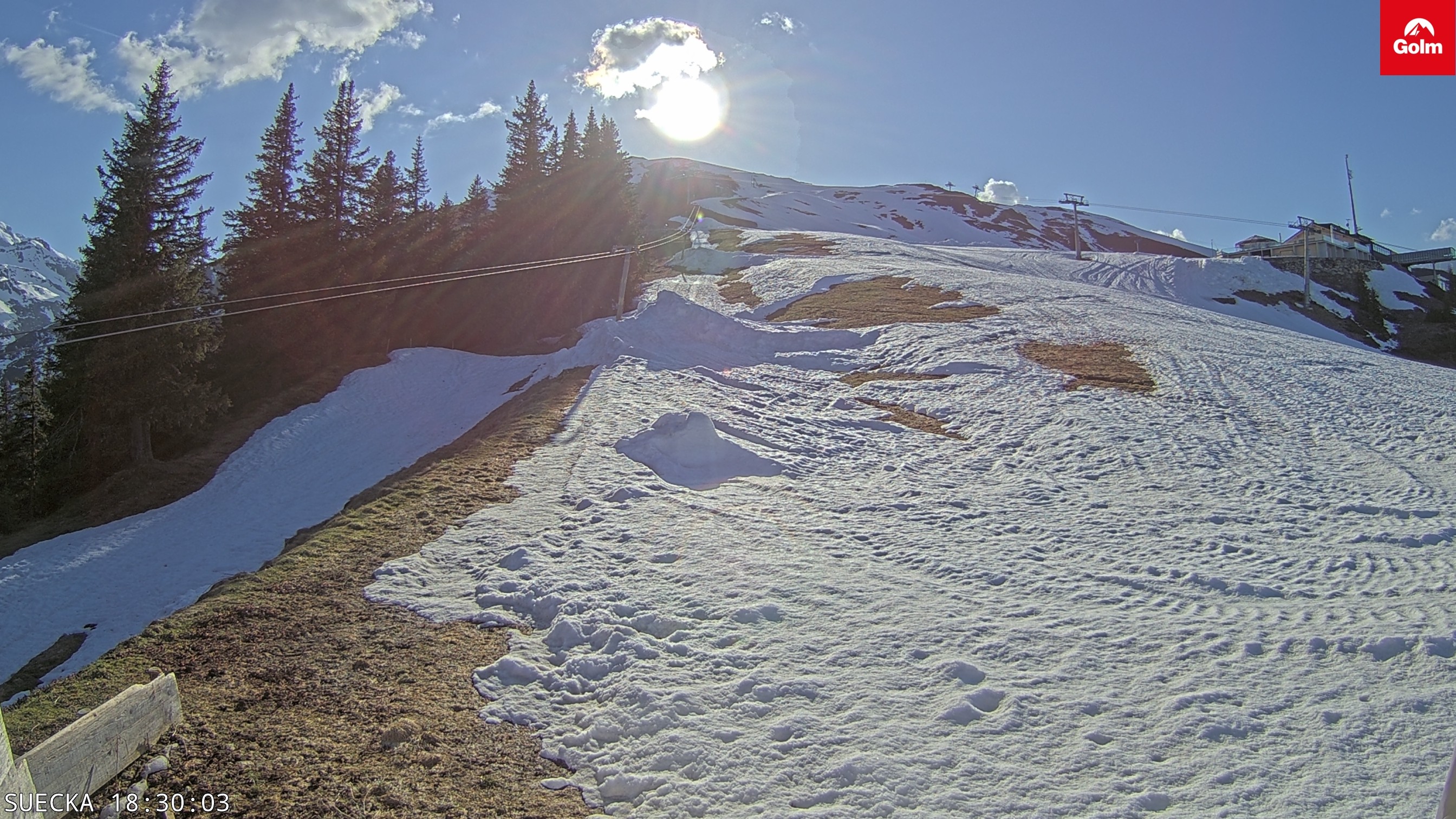 Archiv Foto Webcam Golm in Vorarlberg