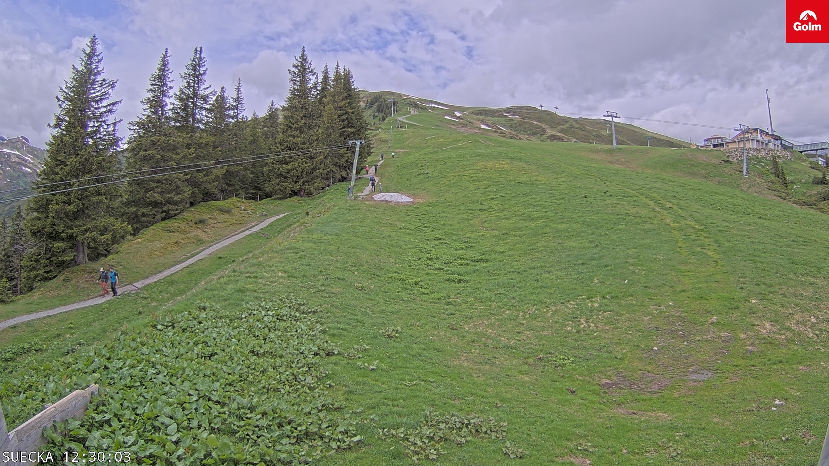 Archiv Foto Webcam Golm in Vorarlberg