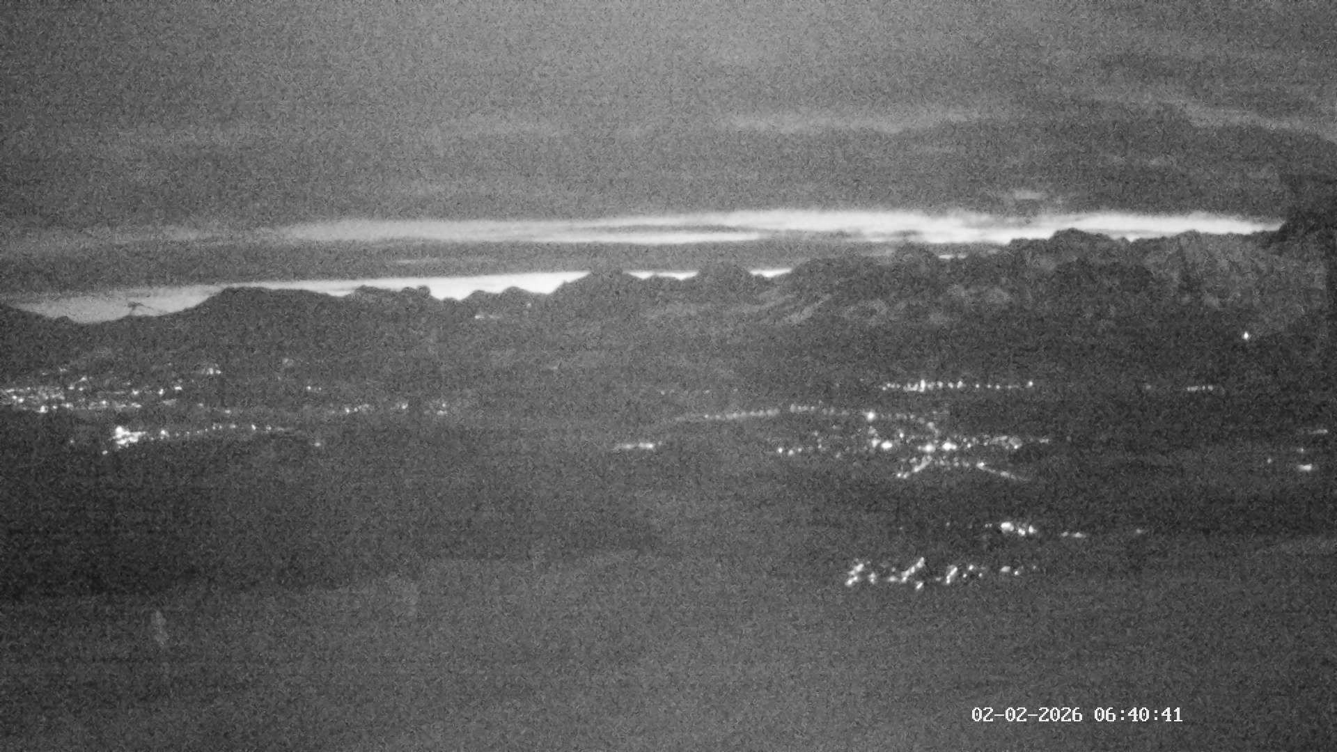 Archiv Foto Webcam Ausblick Mittelstation Hörnerbahn