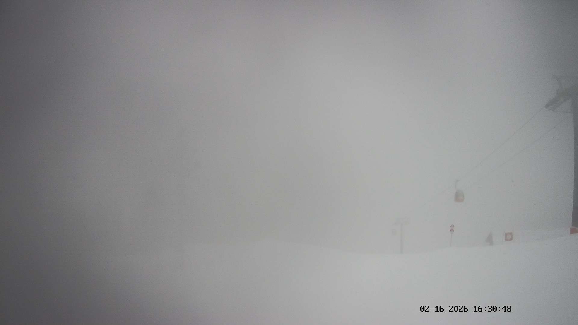 Archiv Foto Webcam Ausblick Mittelstation Hörnerbahn