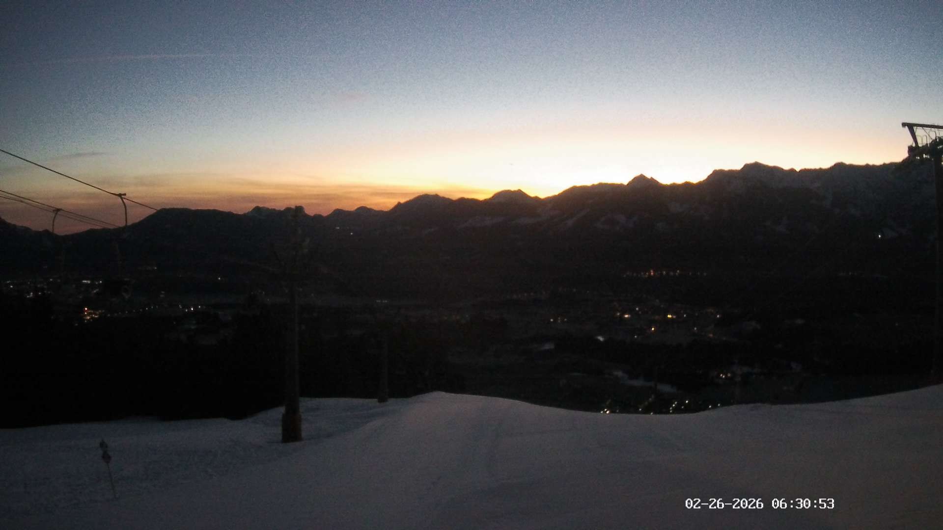 Archived image Webcam Hörnerbahn Bolsterlang