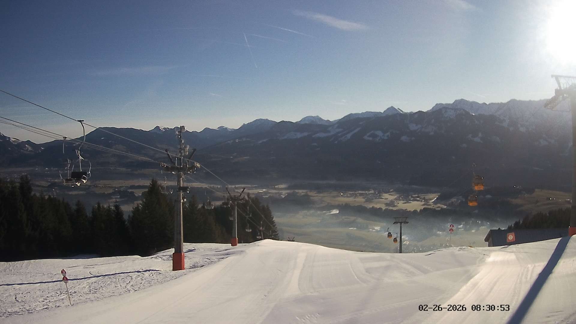 Archived image Webcam Hörnerbahn Bolsterlang