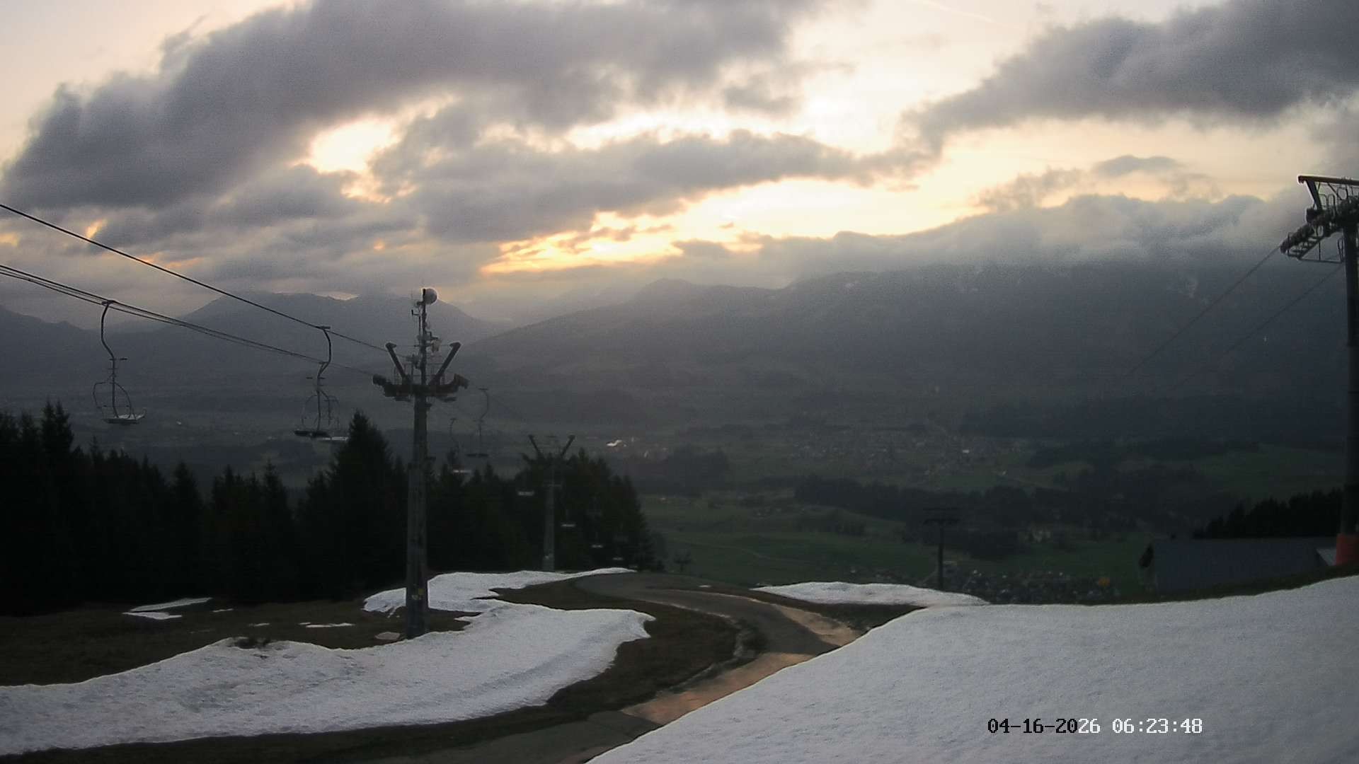 Archived image Webcam Hörnerbahn Bolsterlang