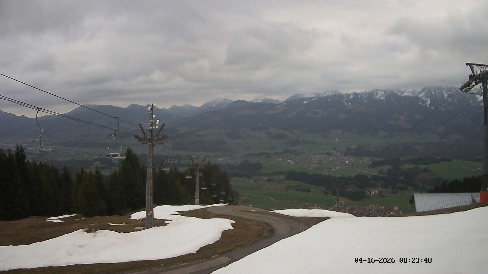 Archived image Webcam Hörnerbahn Bolsterlang