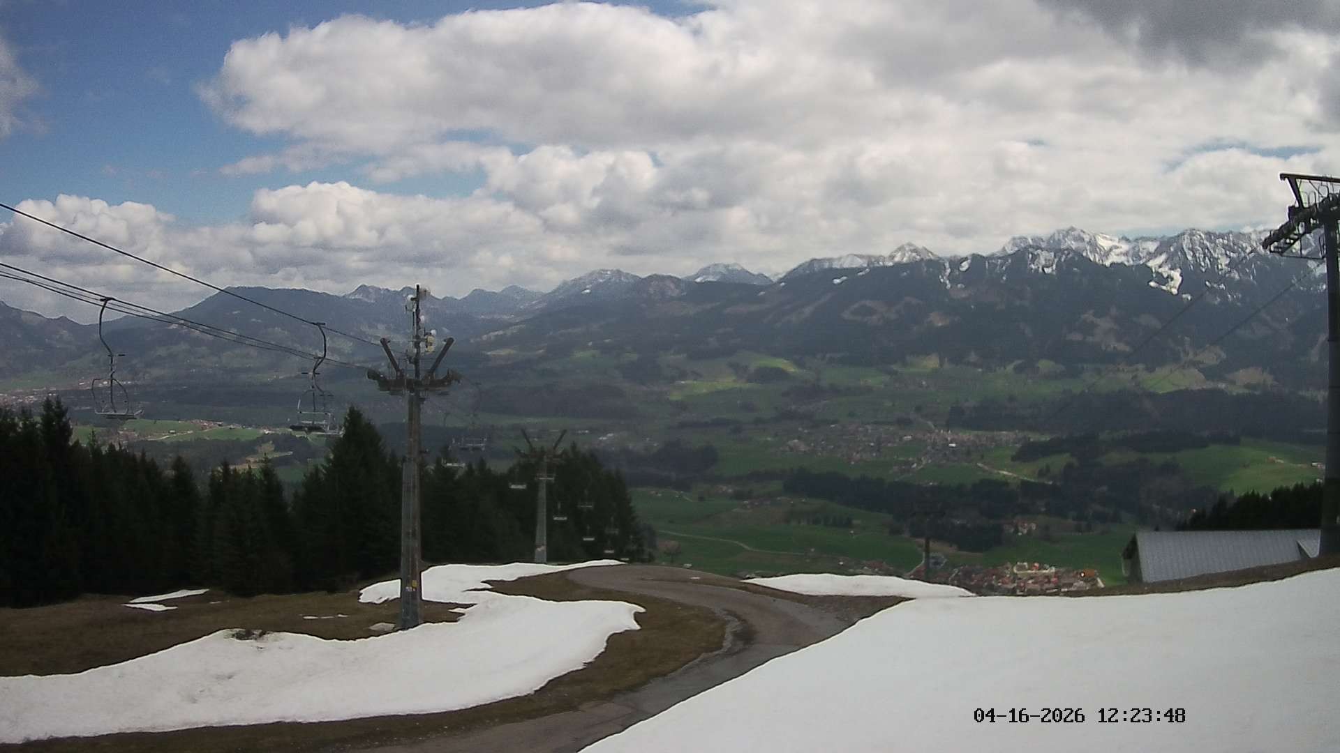 Archived image Webcam Hörnerbahn Bolsterlang