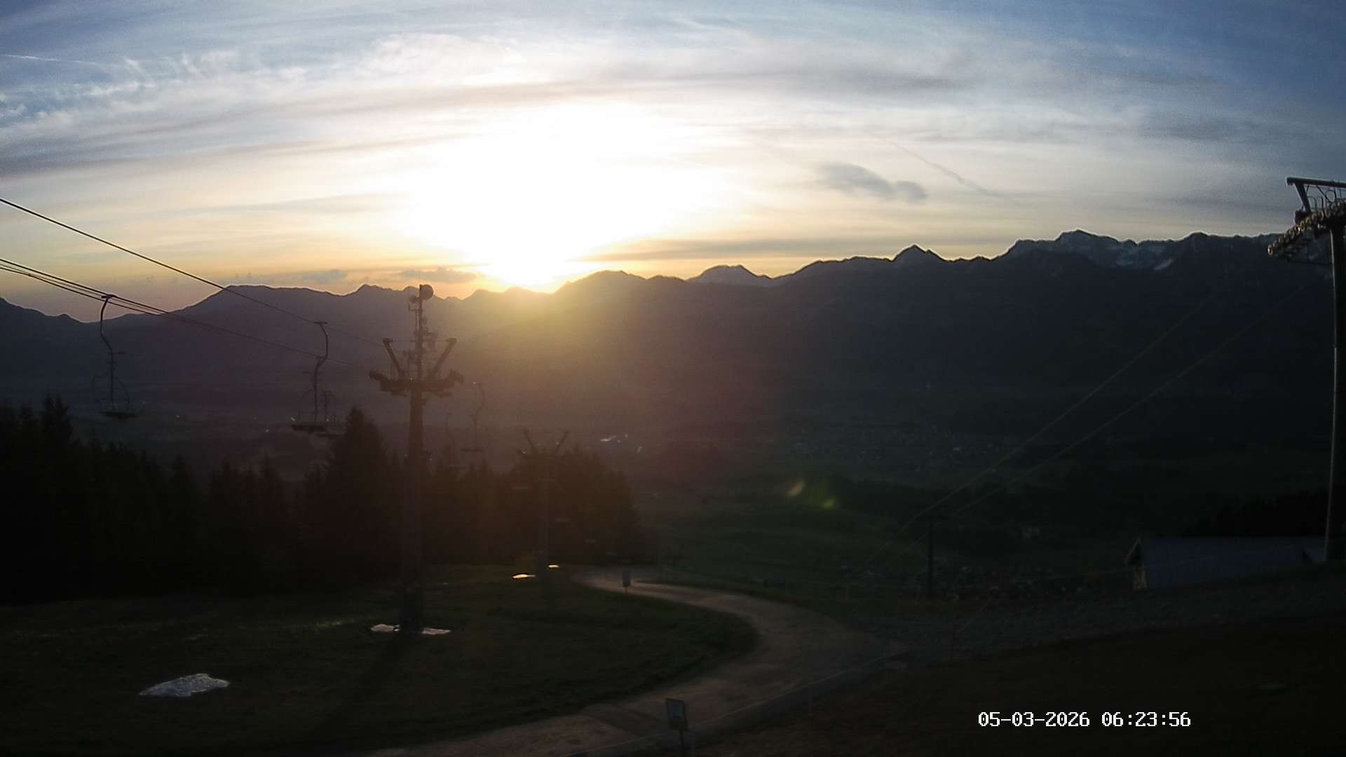 Archived image Webcam Hörnerbahn Bolsterlang