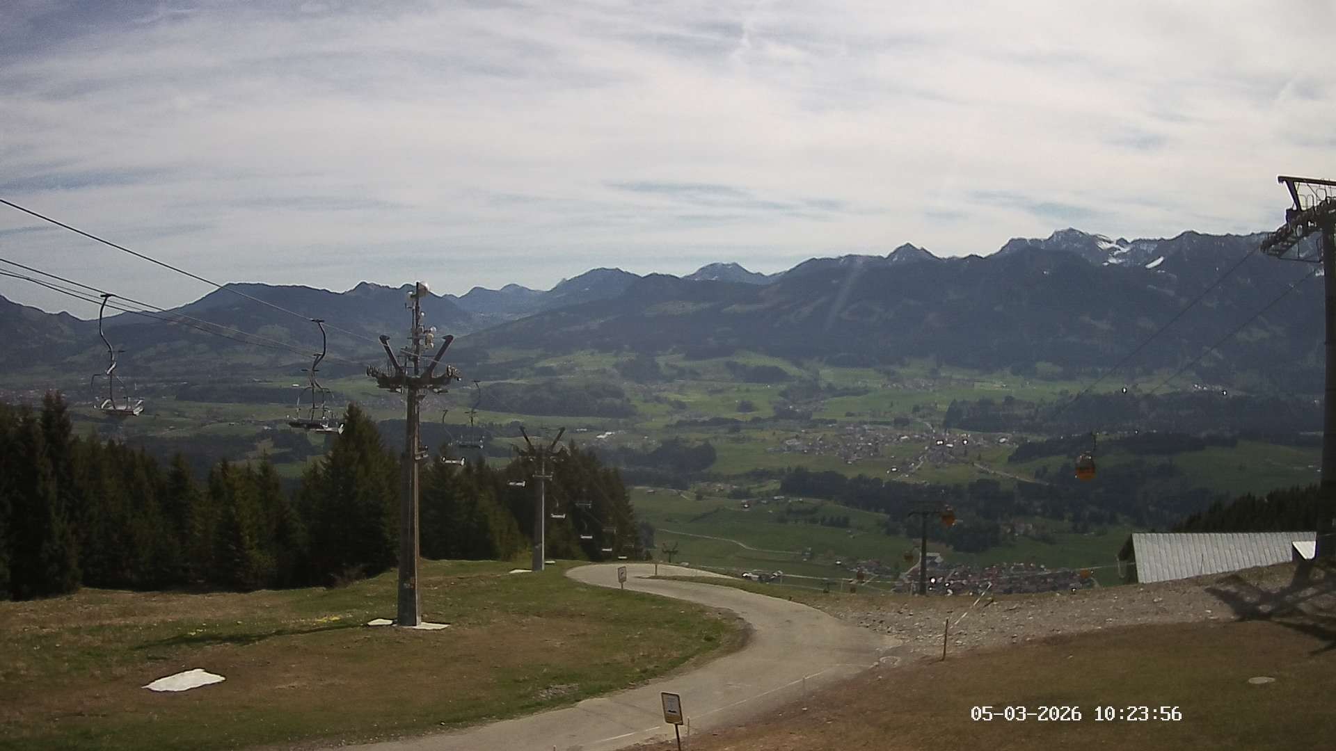 Archived image Webcam Hörnerbahn Bolsterlang